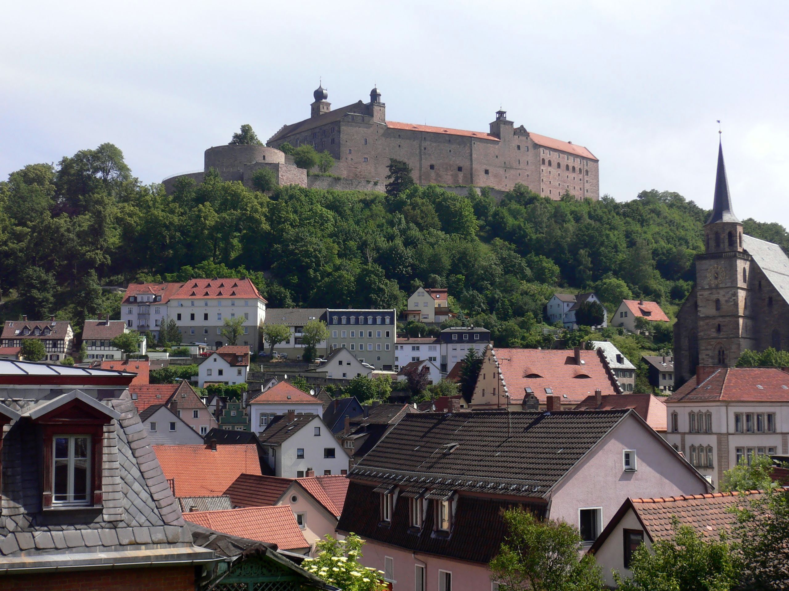 Kulmbach Blick auf Plassenburg, Foto: Stadt Kulmbach