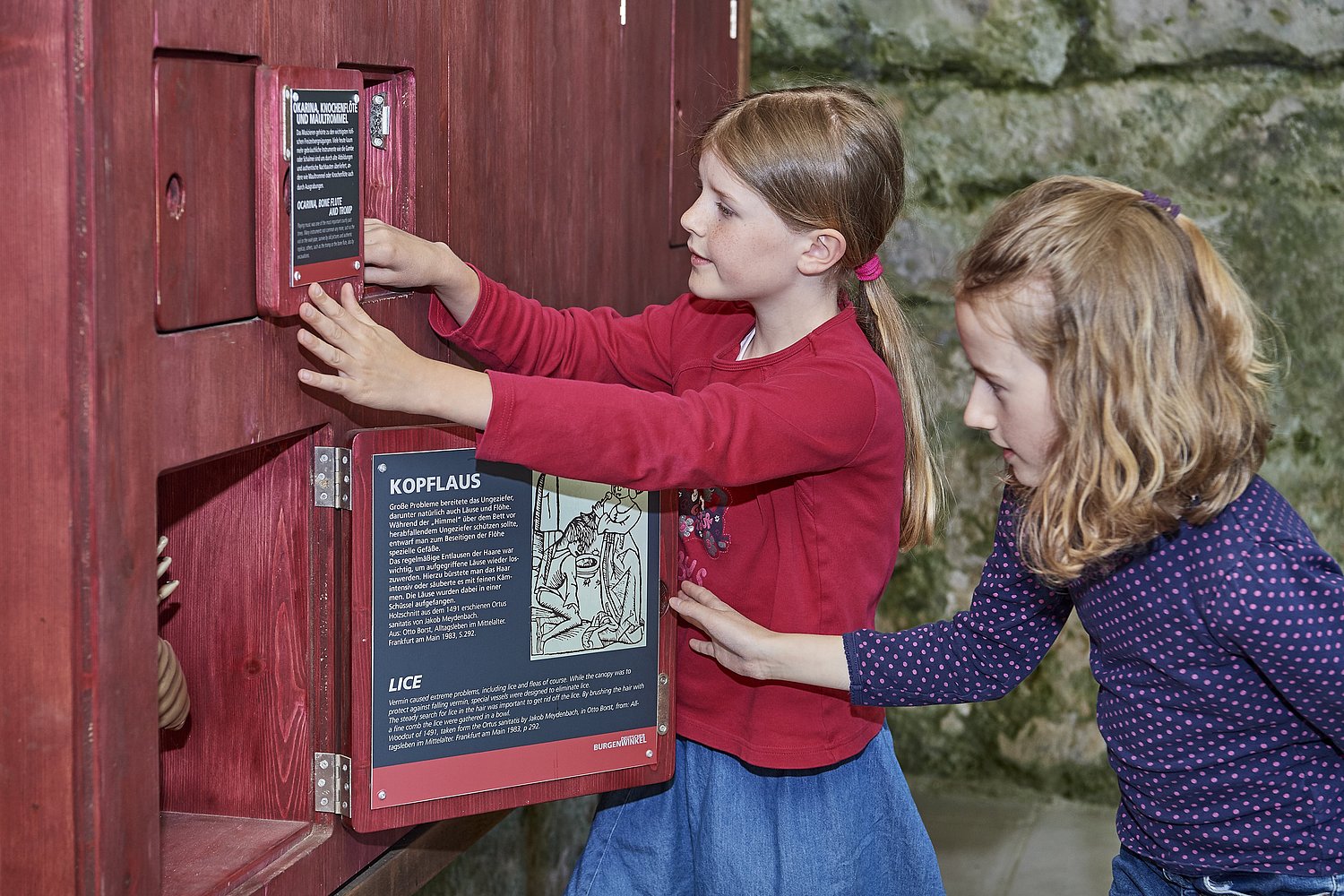 Kinder, Burgeninformationszentrum Altenstein, Foto: Florian Trykowski
