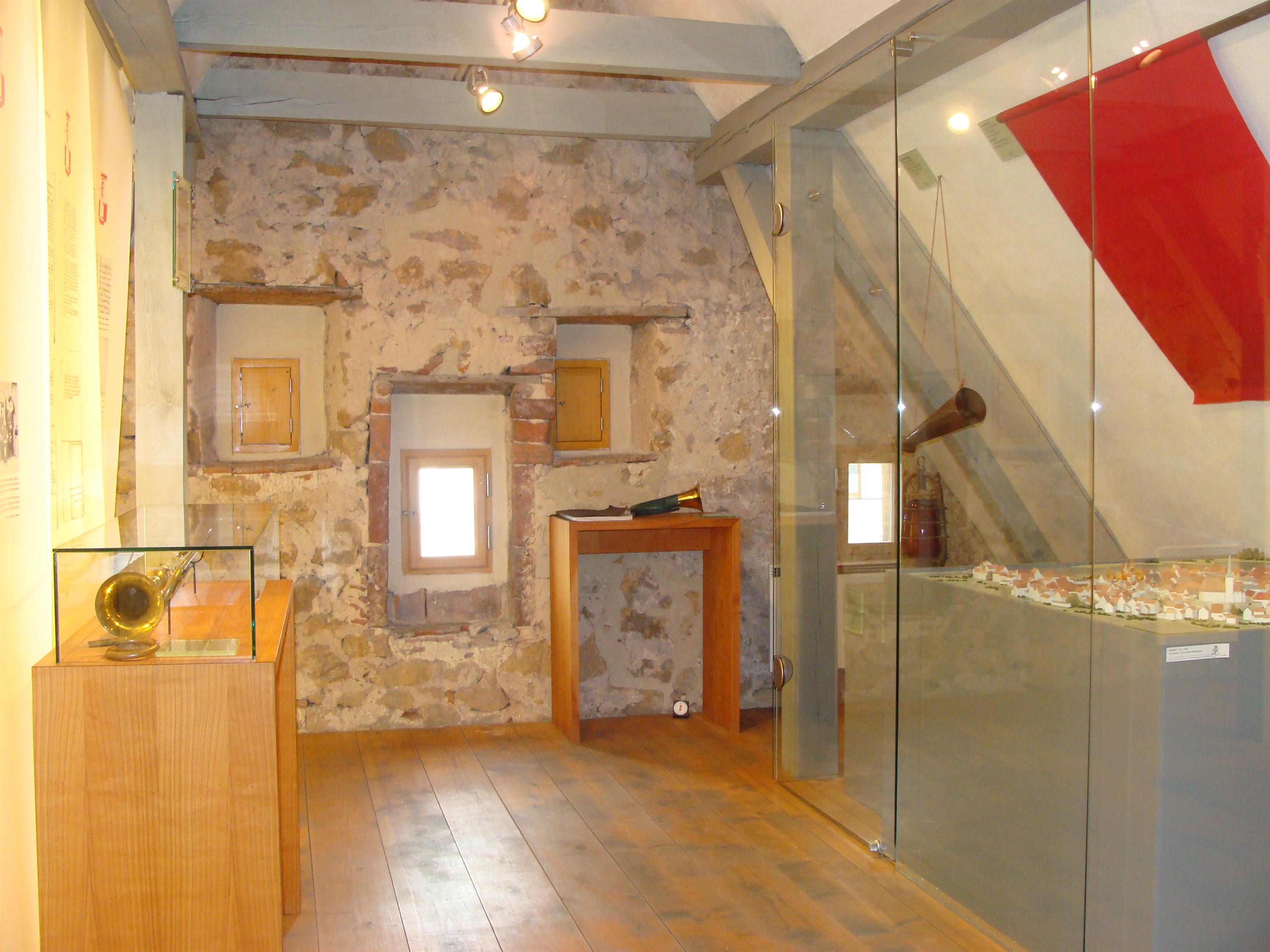 Ausstellungsraum Türmermuseum Vilseck, Foto: Stadt Vilseck -  Petra Kellner