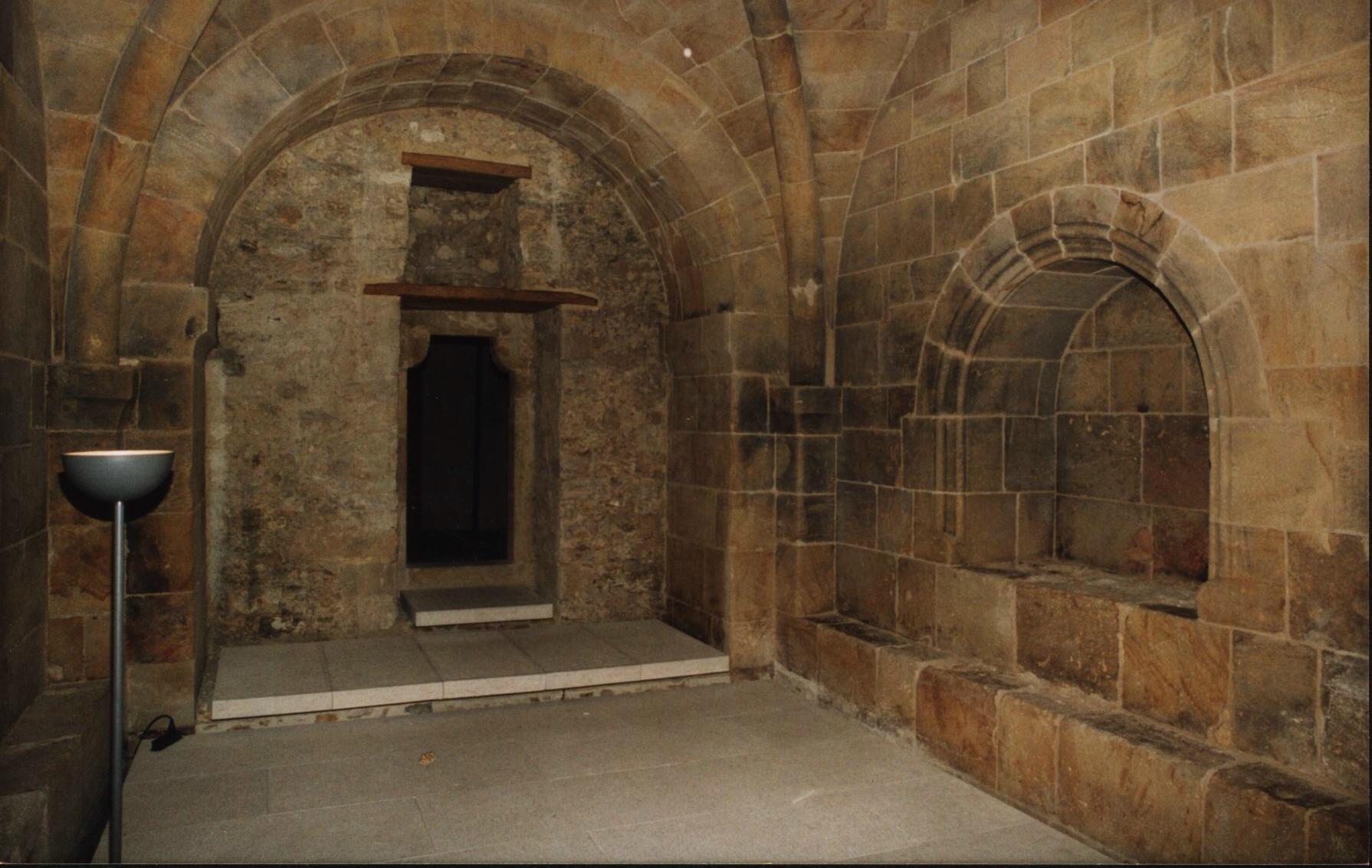 Burg Dagestein Bergfried Eingang, Foto: Stadt Vilseck