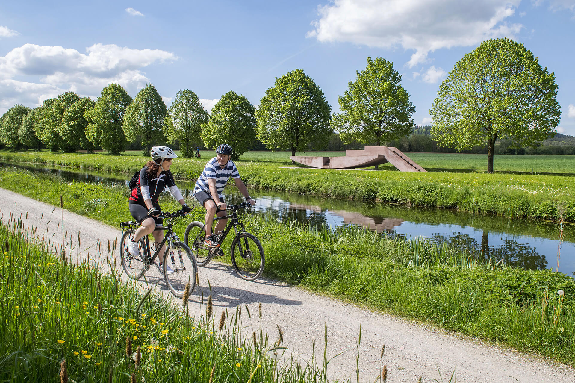 Berg Radler am alten Kanal, Foto: Florian Trykowski