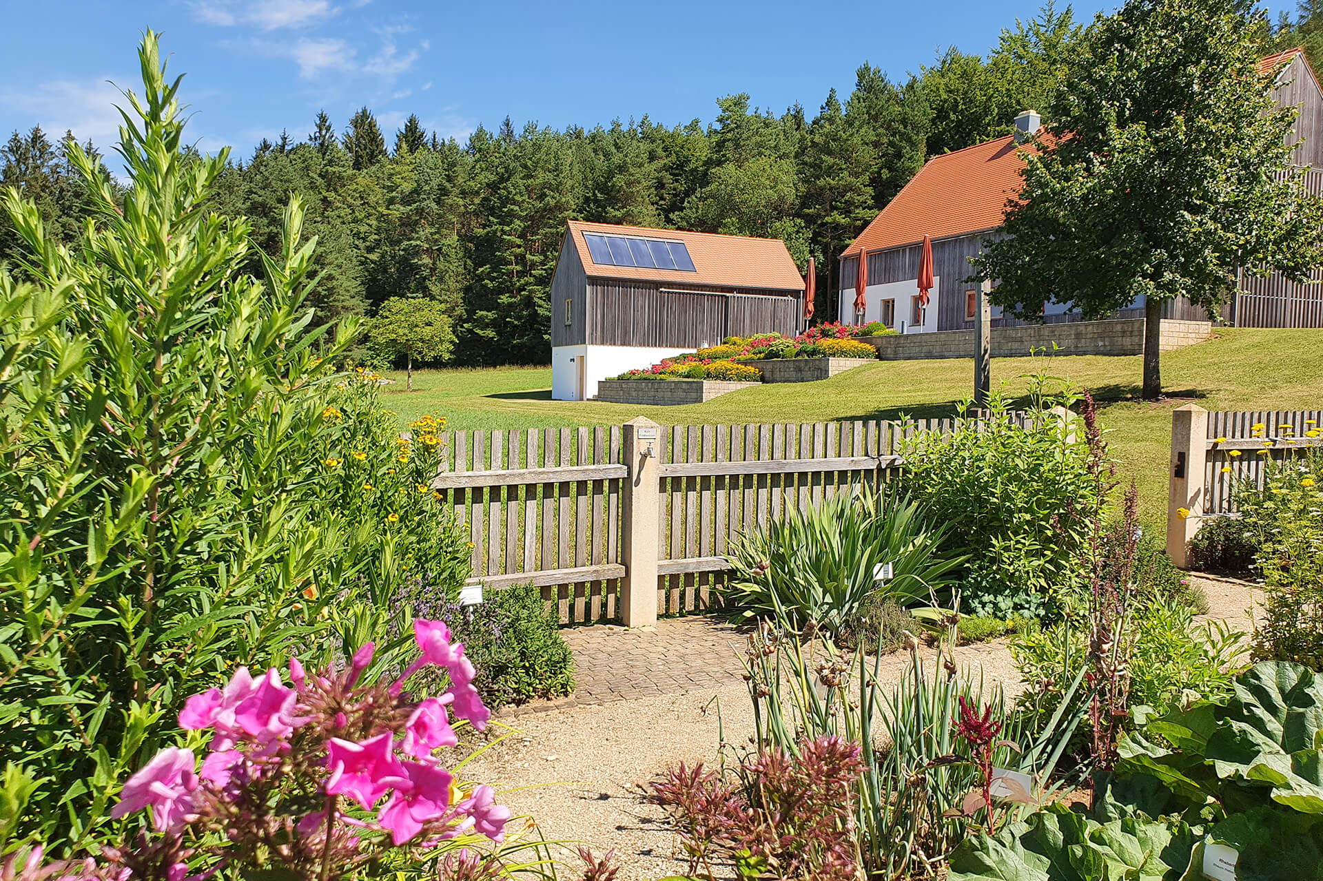 Bauerngarten am Umweltbildungszentrum, Foto: Katja Schumann