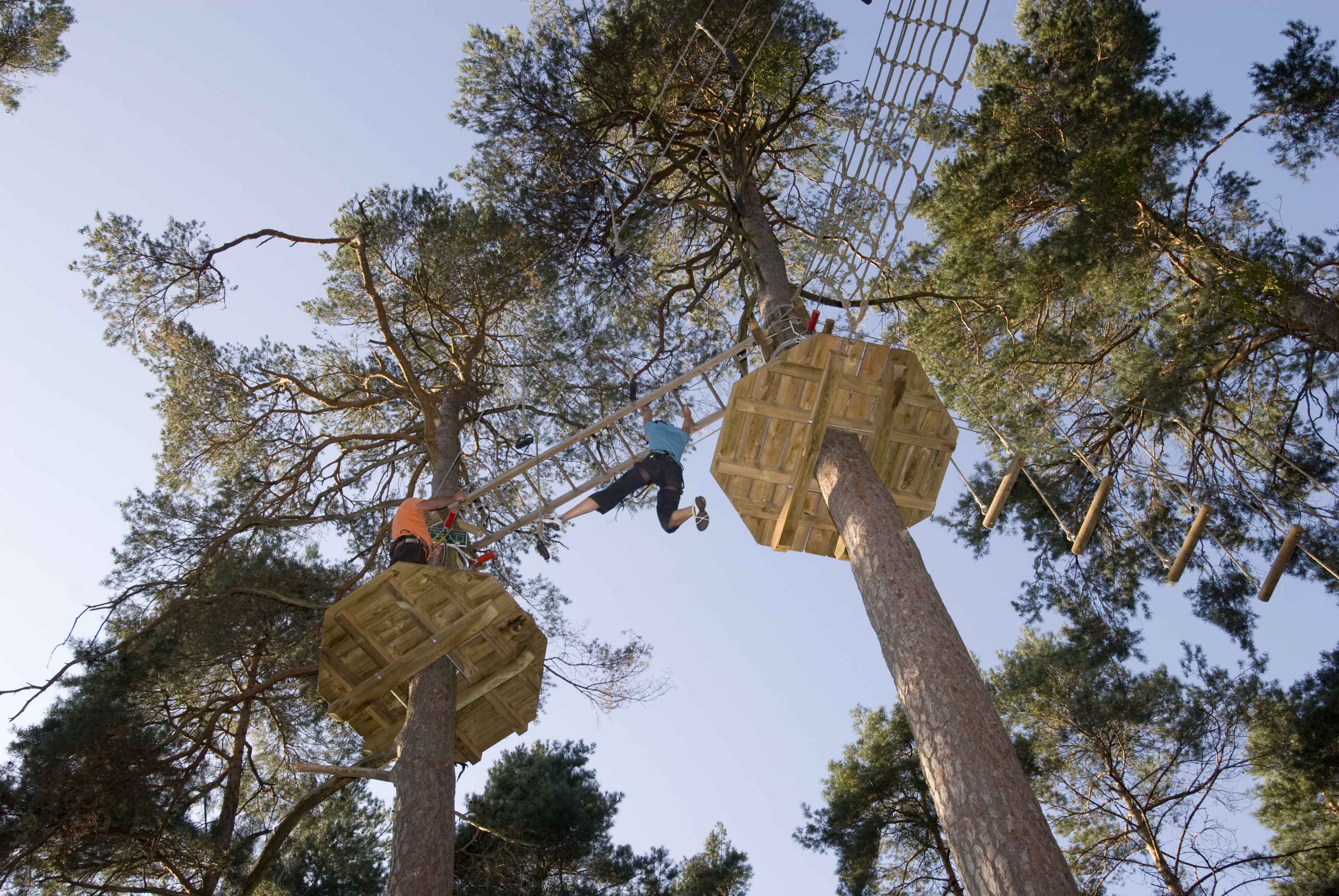 Hochseilgarten Enderndorf, Foto: Tourismusverband Fränkisches Seenland - Andreas Hub