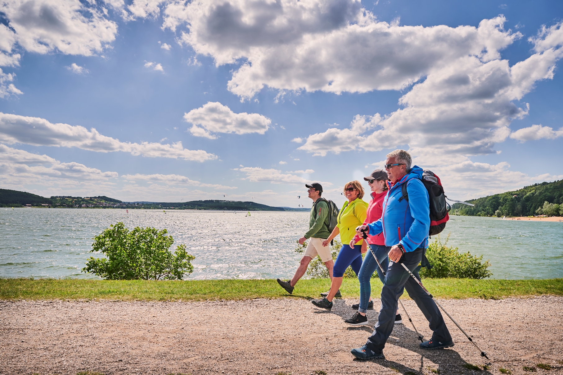 Wandern im Fränkischen Seenland, Foto: Tourismusverband Fränkisches Seenland - Wegener