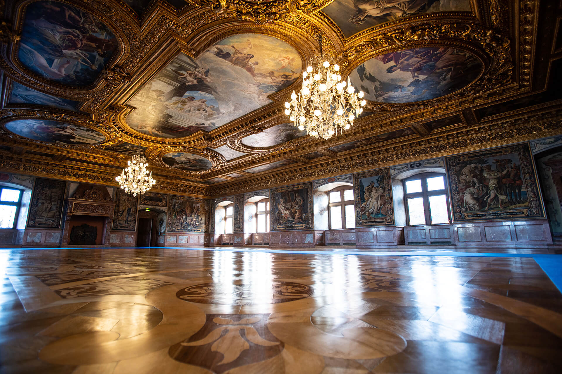 Prunksaal im Schloss Ratibor, Foto: Viola De Geare