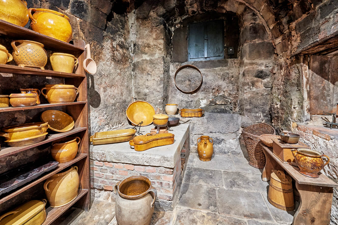 Töpfermuseum Thurnau, Schwarze Küche, Foto: Florian Trykowski