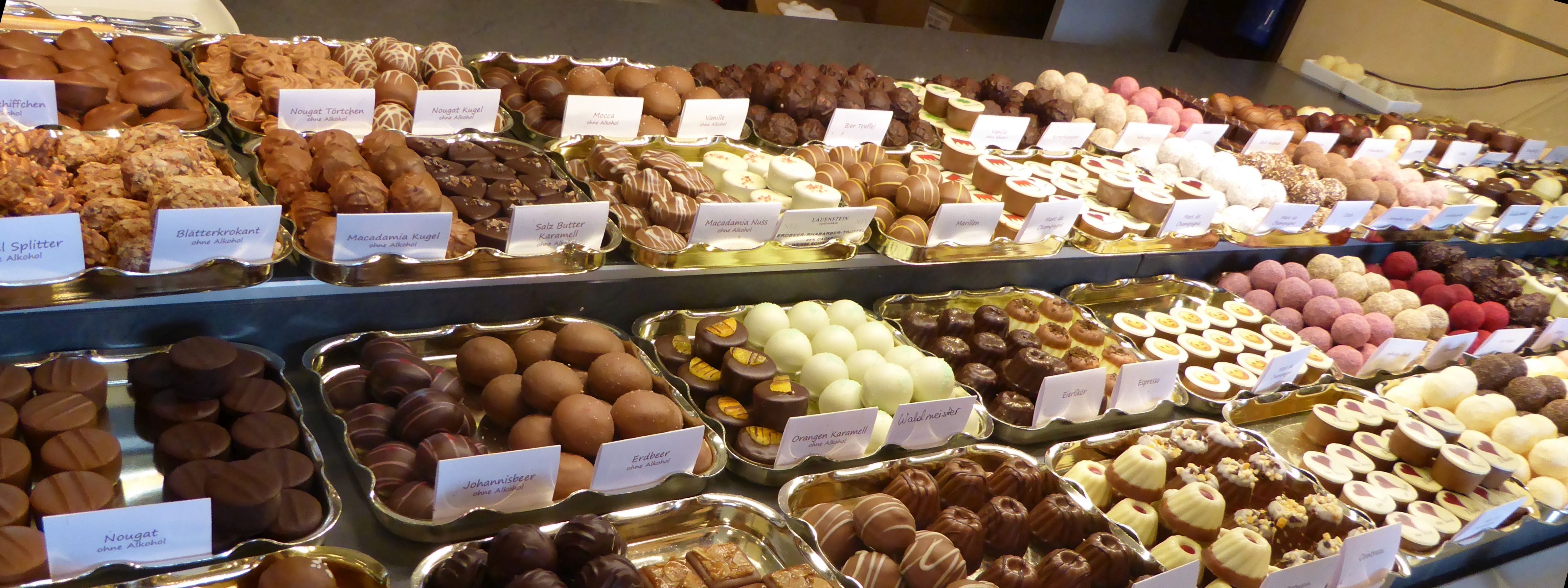 Pralinen der Esther Confiserie, Foto: Stadt Kulmbach