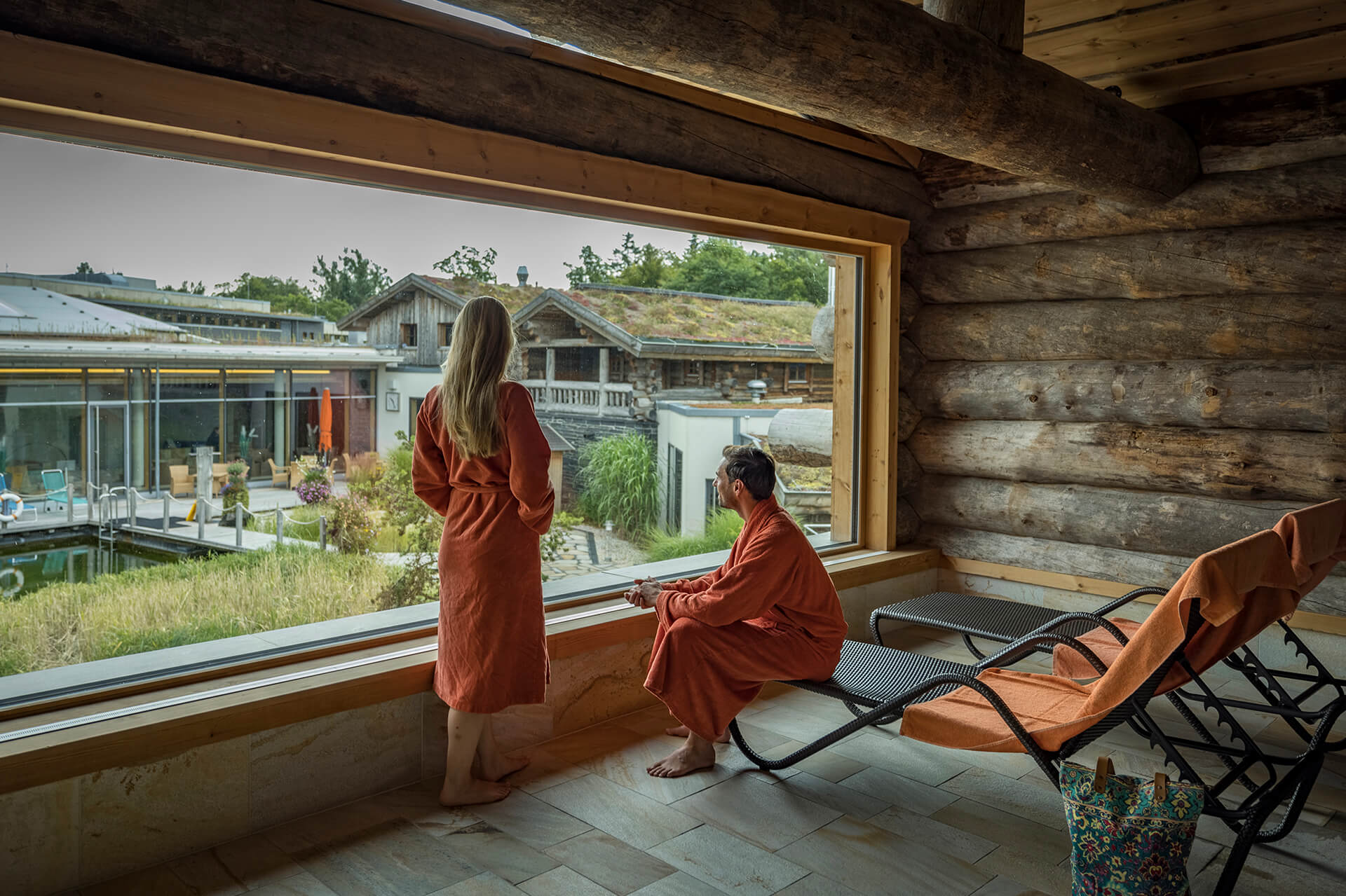 Ruheraum Sauna in der Therme Bad Steben, Foto: Bayerisches Staatsbad Bad Steben GmbH