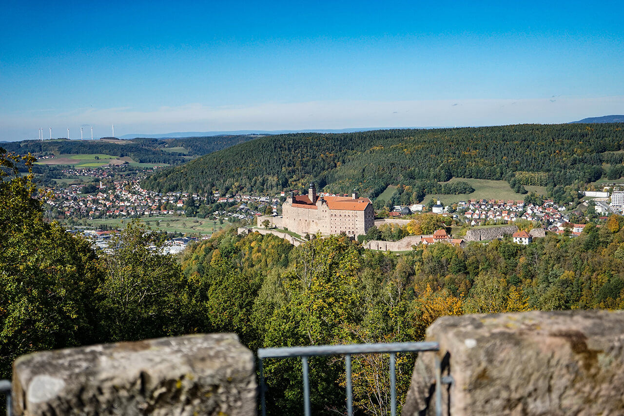 Die Aussicht auf die Plassenburg vom Rehturm, Foto: Frank Albrecht / shotaspot.de