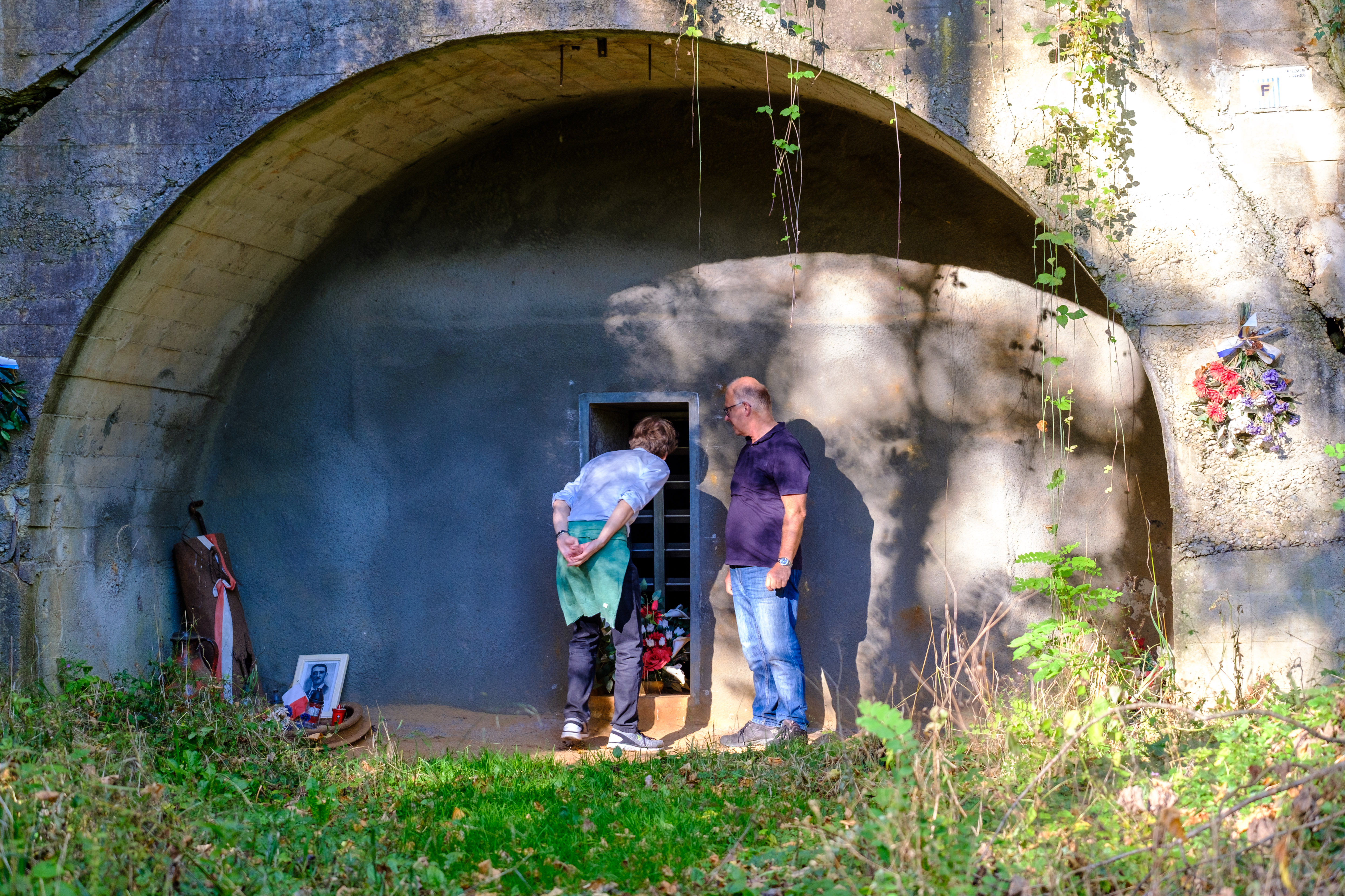 Zugemauerter Eingang zu den Doggerstollen, Foto: Nürnberger Land Tourismus - Thomas Geiger