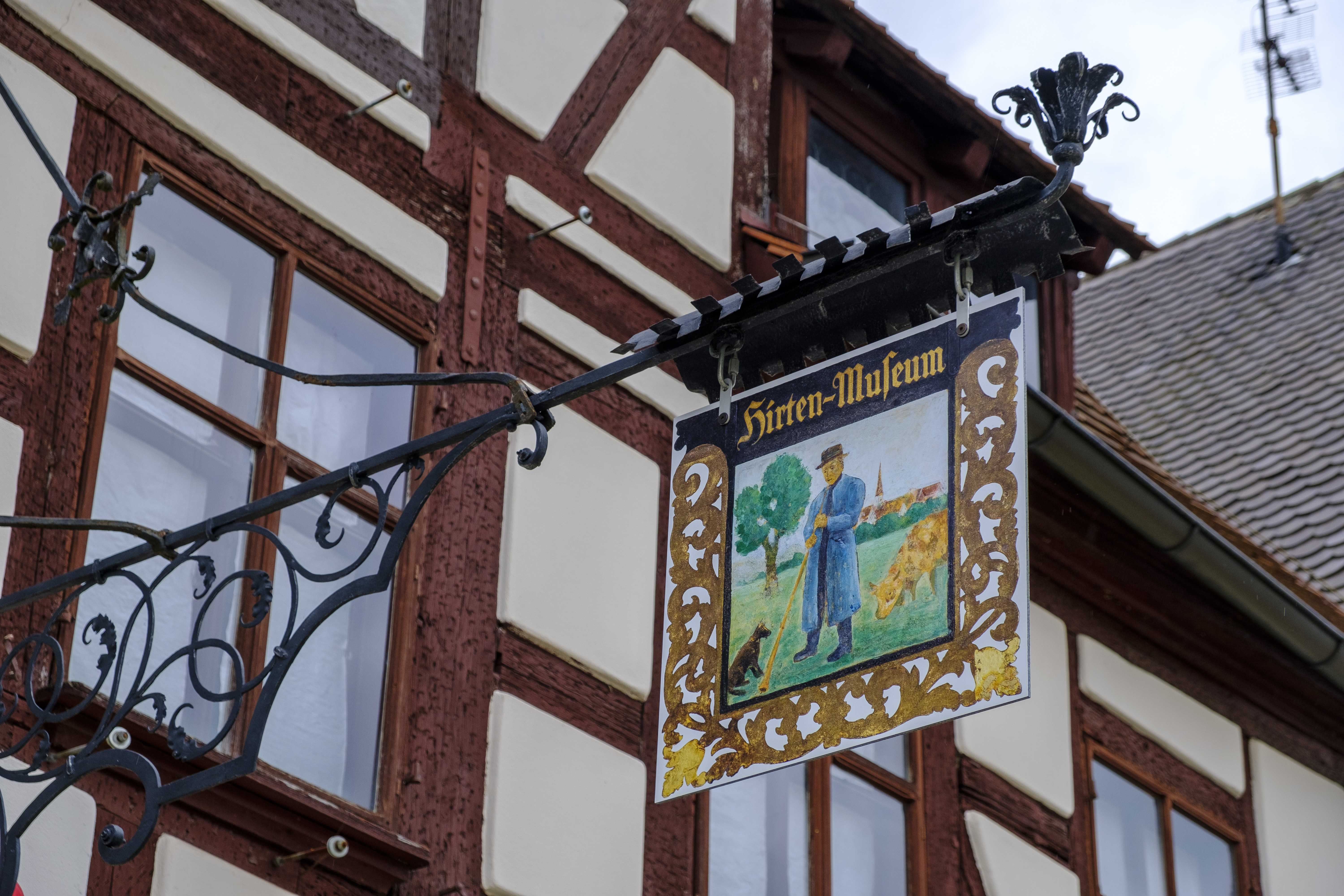 Ausleger am Deutschen Hirtenmuseum, Foto: Nürnberger Land Tourismus - Thomas Geiger