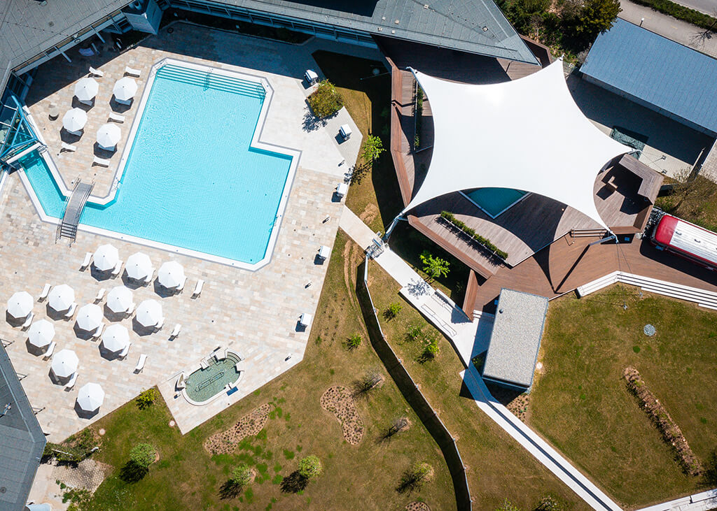 Altmühltherme Außenbereich, Foto: Dietmar Denger