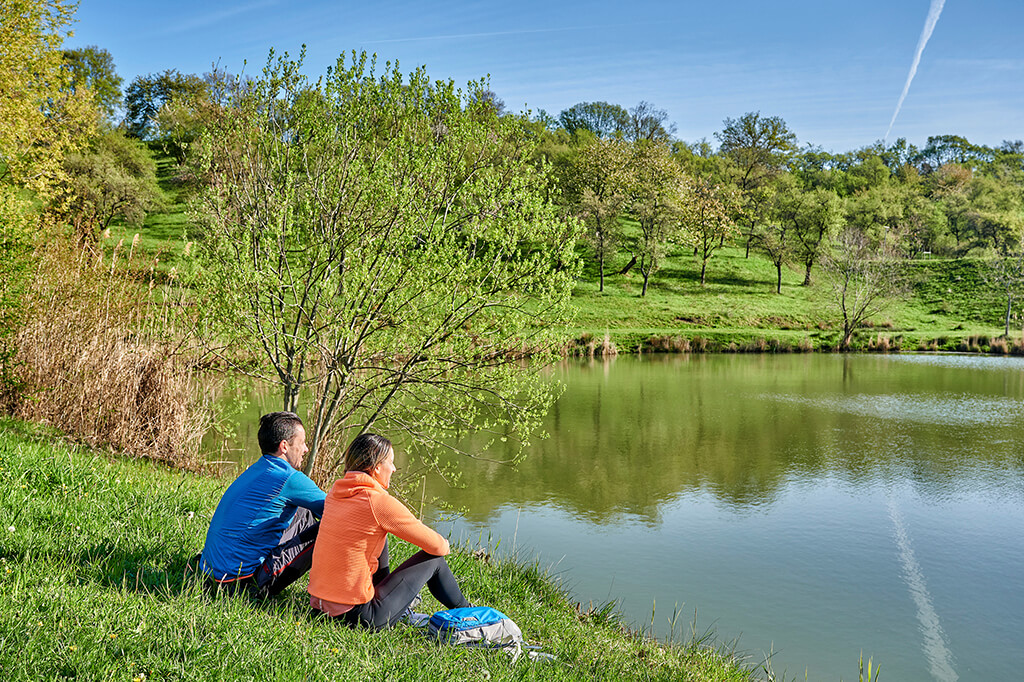 Pause am Landschaftsee