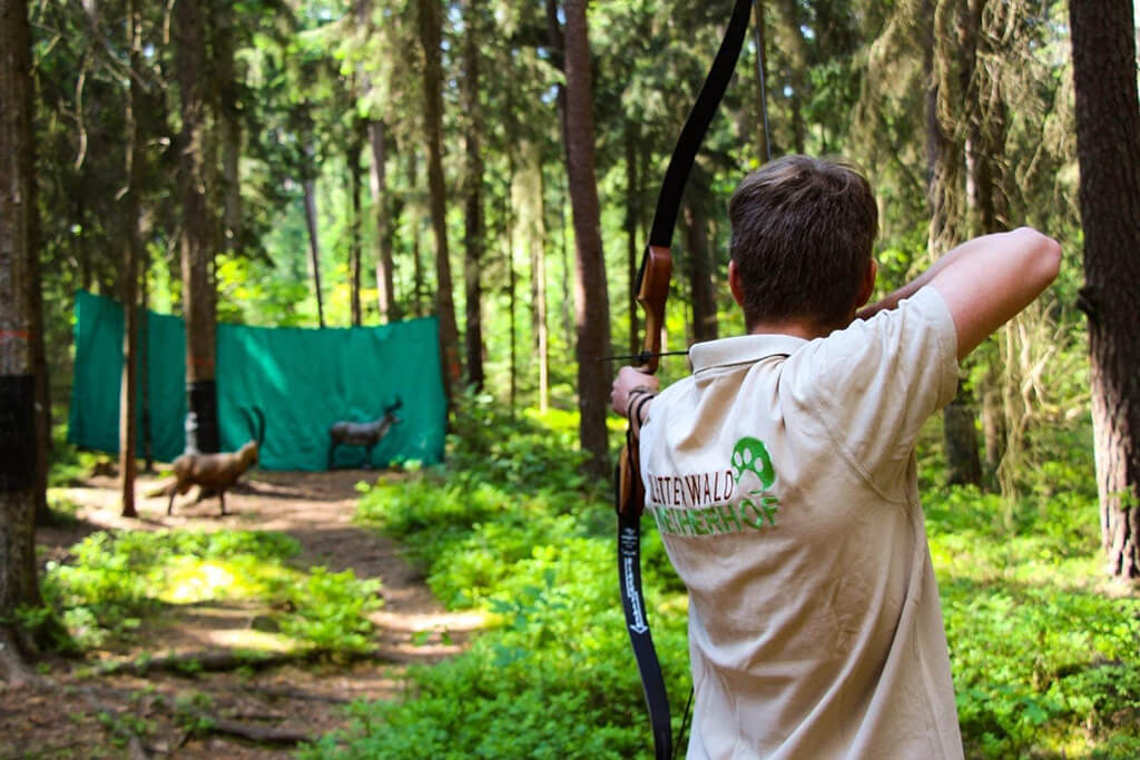 3D Bogenschiessen Parcour, Foto: Kletterwald Weiherhof