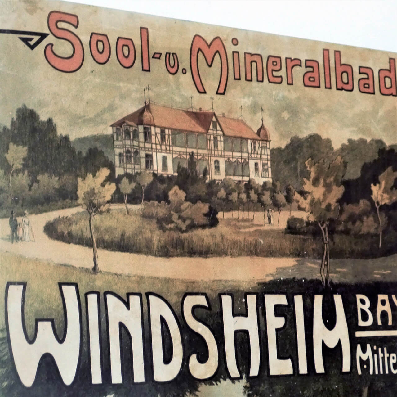 Historisches Heilbad-Plakat Dauerausstellung, Foto: Stadt Bad Windsheim, Lisa Maria Wax