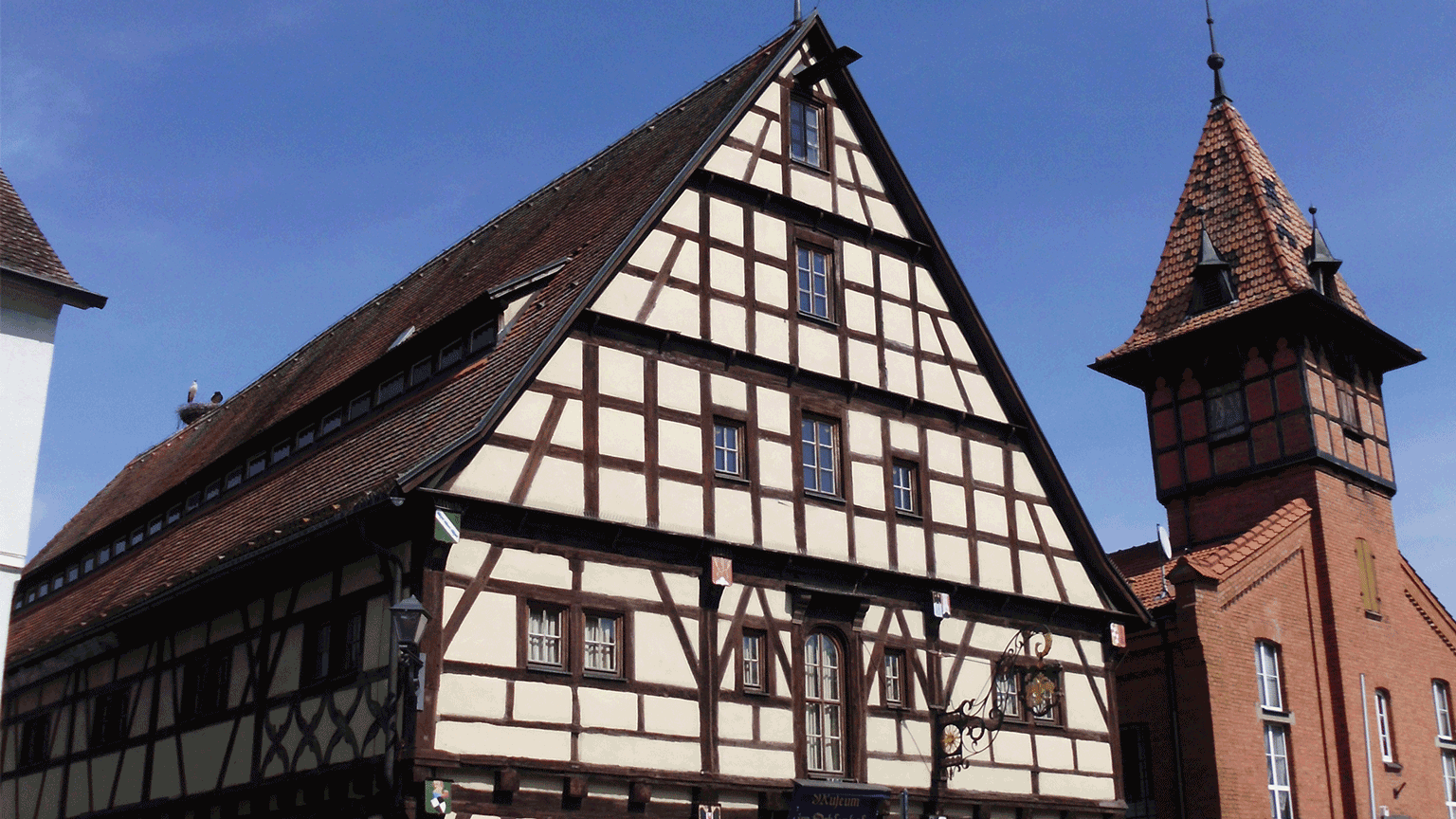 Blick auf das Reichsstadtmuseum und den Ochsenhof, Foto: Ochsenhof