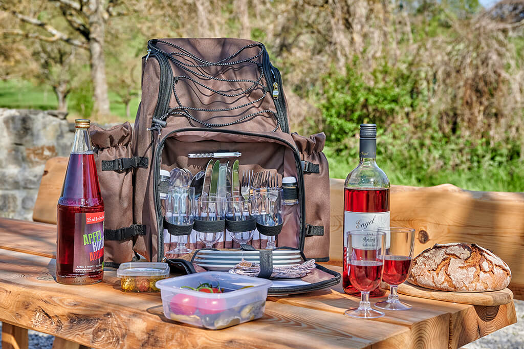 Schlemmer Picknick Rucksack, Foto: Romantisches Franken F. Trykowski