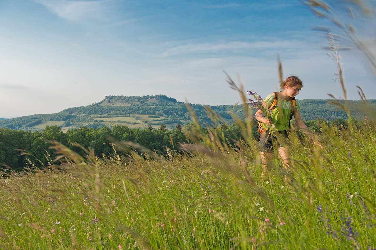 Blick vom Morgenbühl auf den Staffelberg, Foto: Tourismusregion Obermain-Jura, Andreas Hub