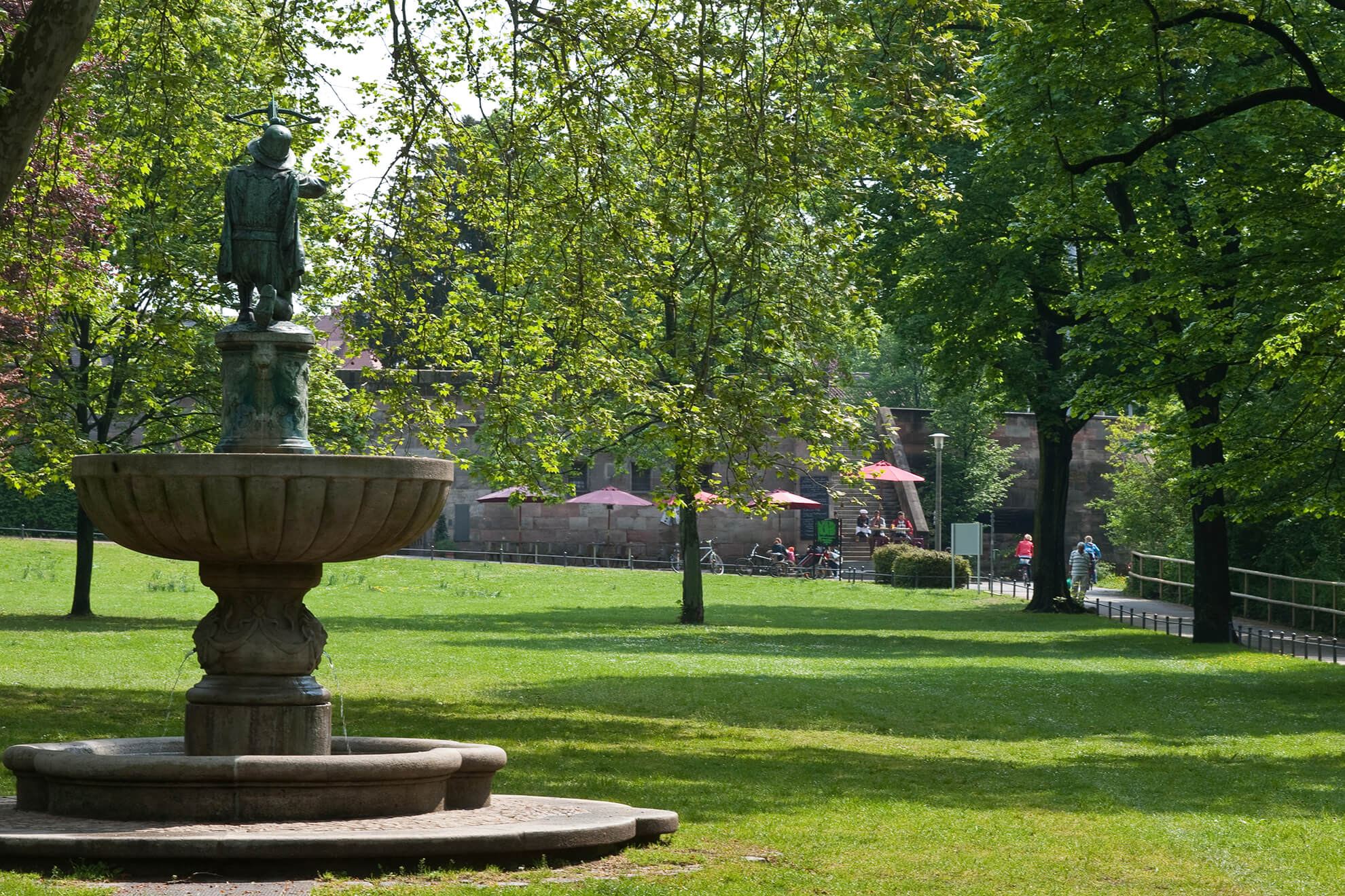 Hallerwiese Nürnberg, Foto: Christine Dierenbach