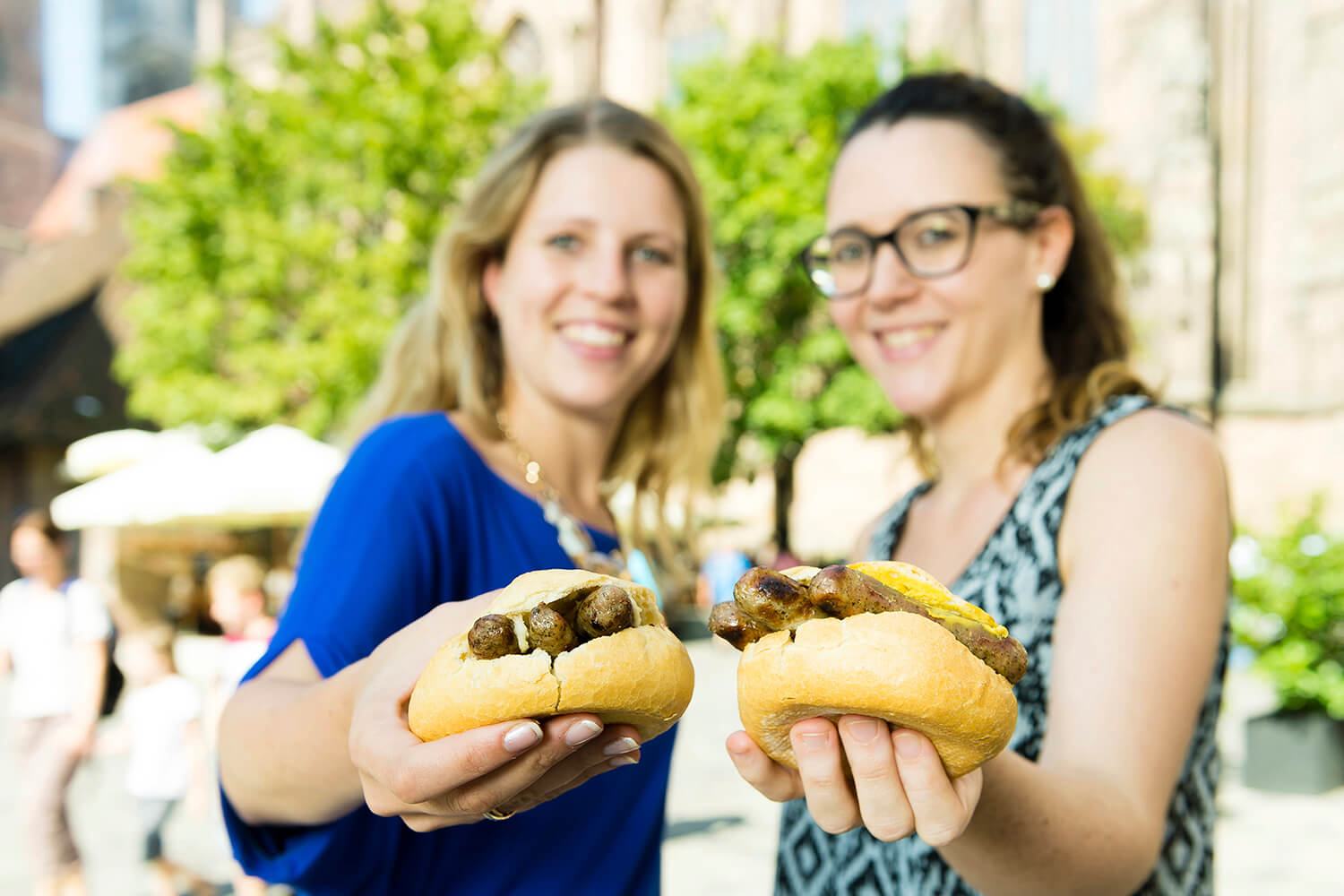 3 im Weggla Nürnberger Bratwurst, Foto: Uwe Niklas