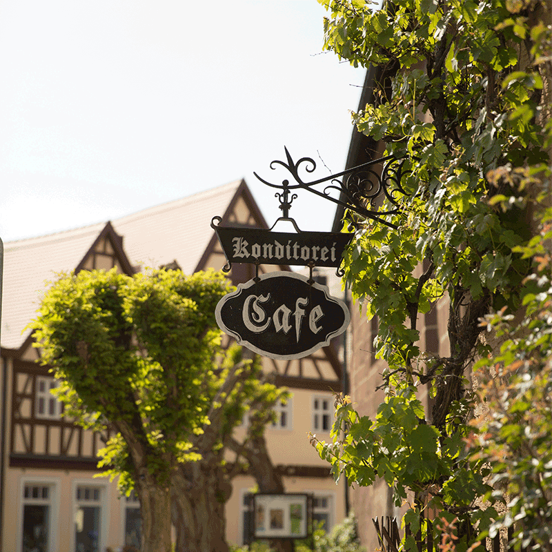 Hausgemachte Torten gibt es im Café Rohleder, Foto: Stadt Bad Windsheim