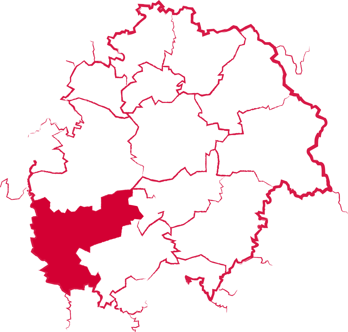 Lotsenkarte, Romantisches Franken