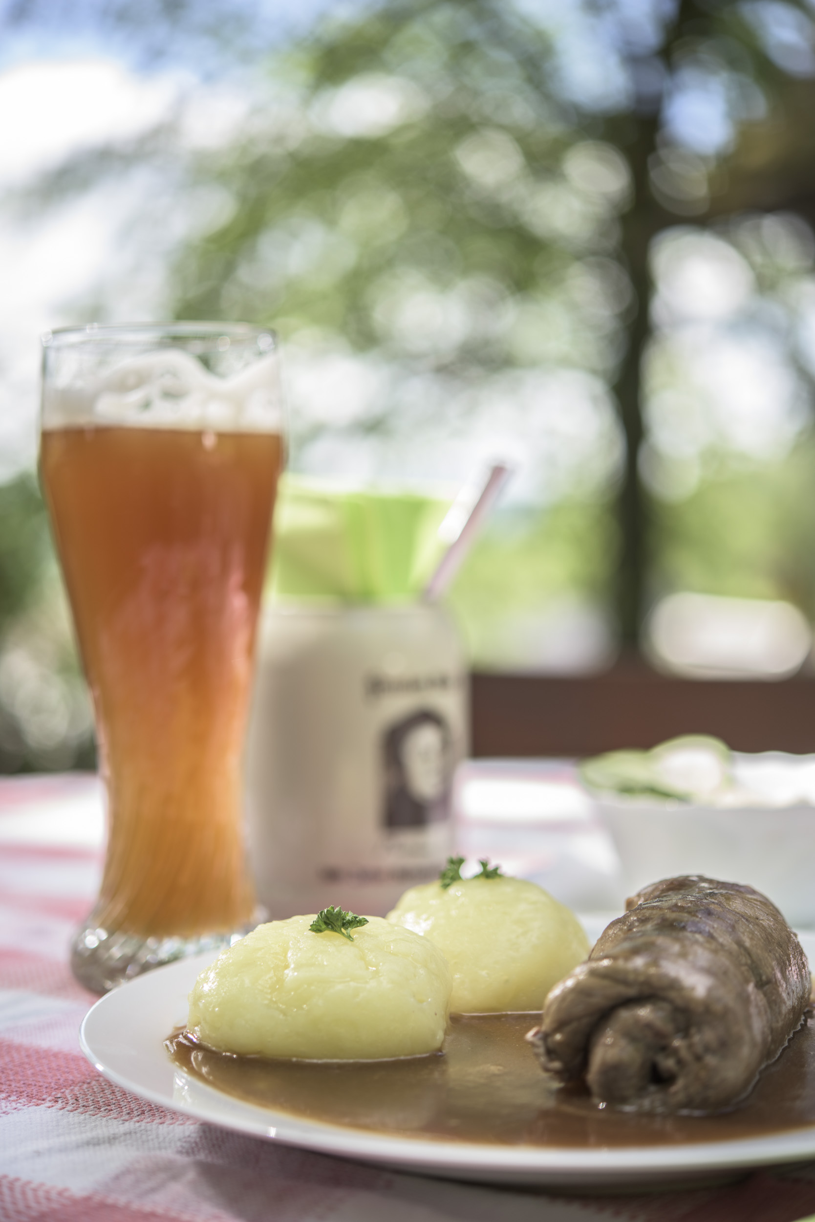 Roulade mit thüringer Klößen, Foto: TR Coburg.Rennsteig