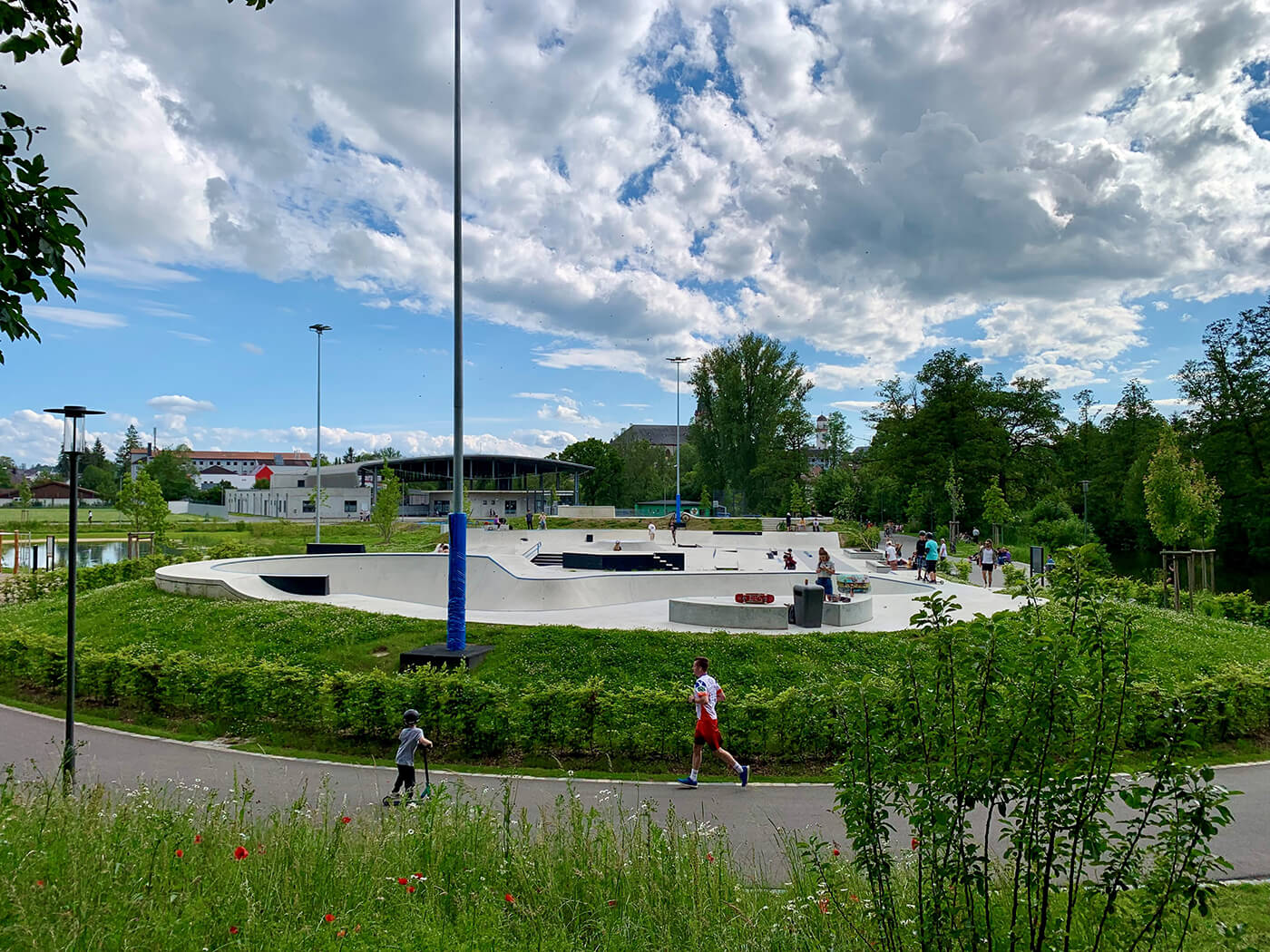 Freizeitsportzentrum am Eisteich, Foto: LNDSKT.de - Planungsbüro für Skateparks